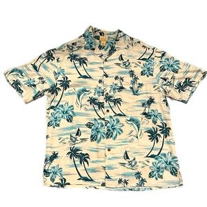 Jos.A.Banks silk Hawaiian style shirt